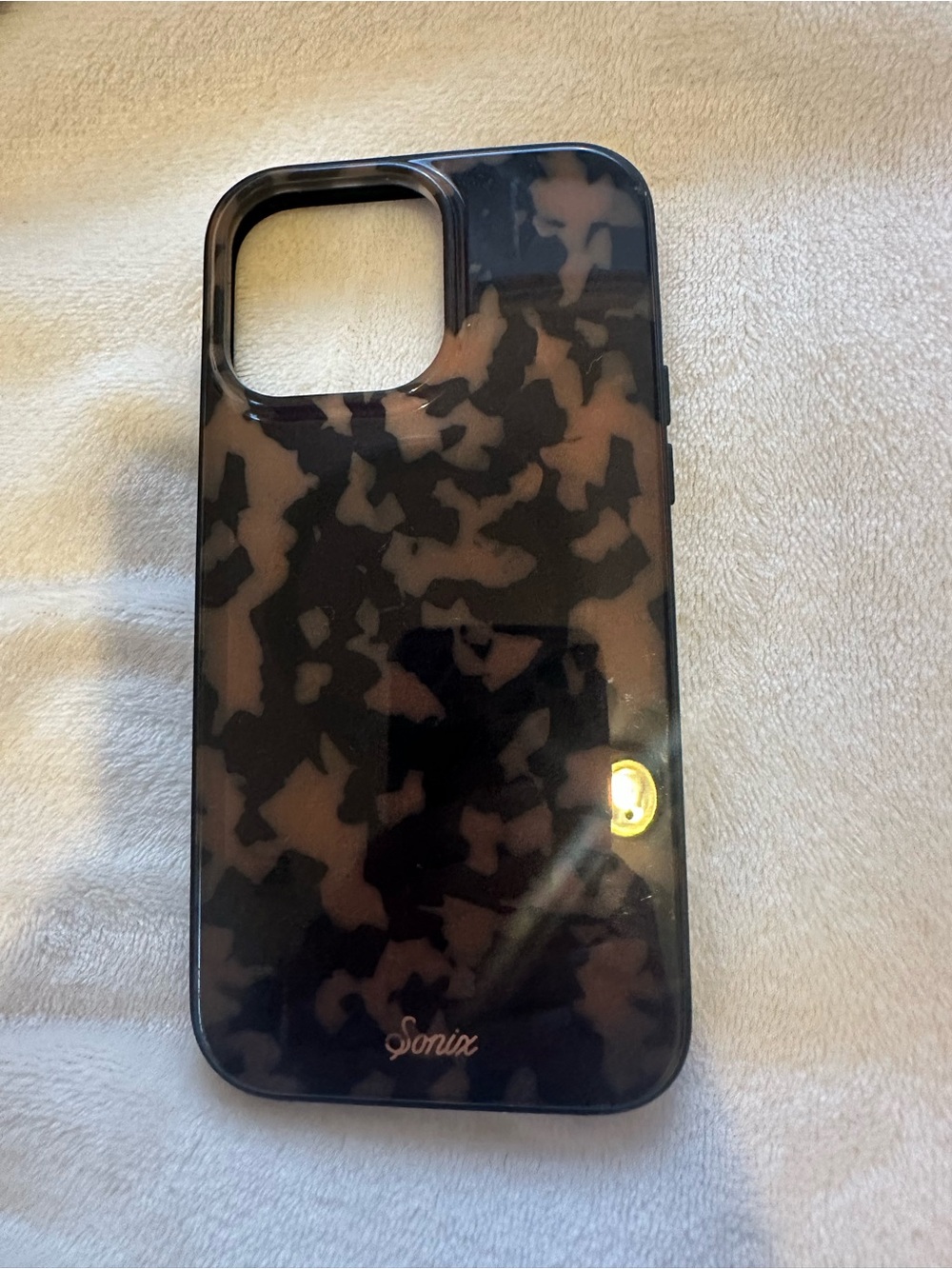 IPhone 14 Pro Max Sonix Black & Brown Tortoise shell